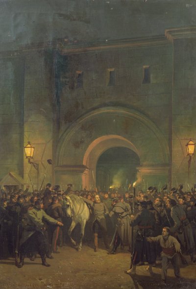 Liberación de Prisioneros Políticos de la Prisión de Mazas, 21 de enero de 1871 de Jacques Guiaud